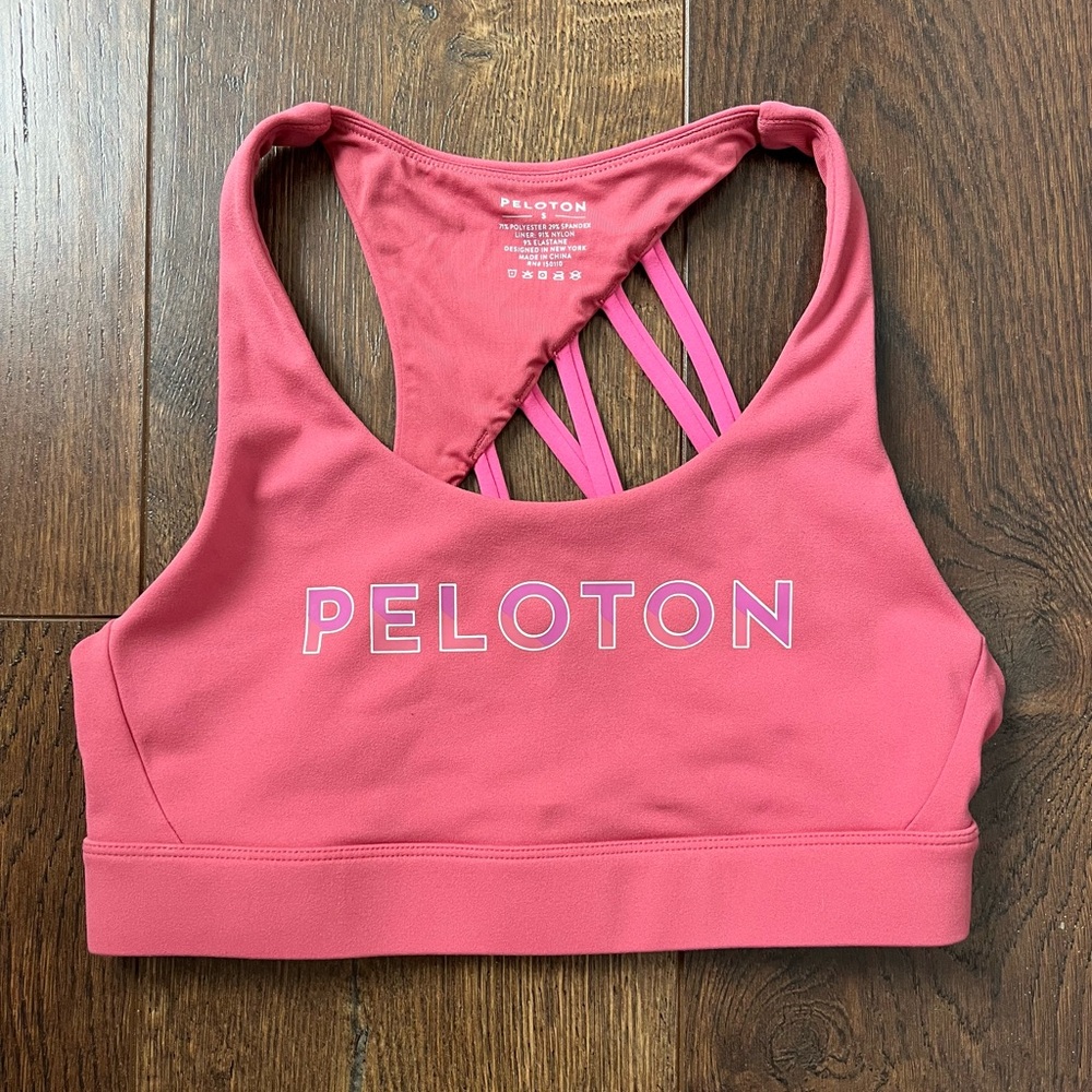 Peloton Pink Sports Bra